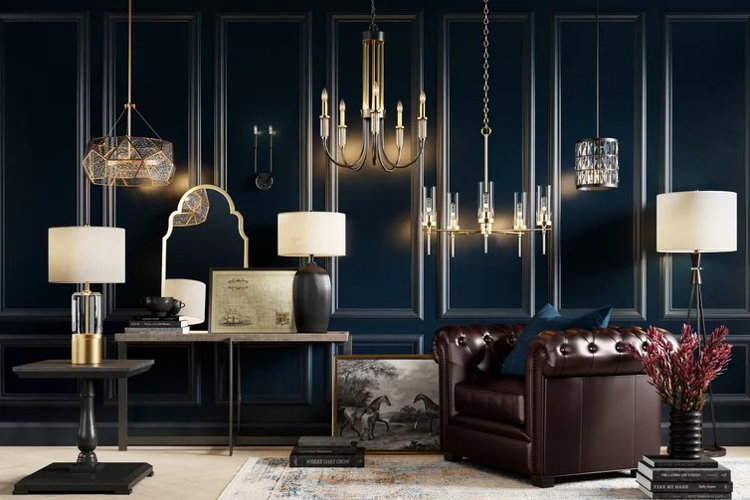 Modern living room chandelier 2024 ideas